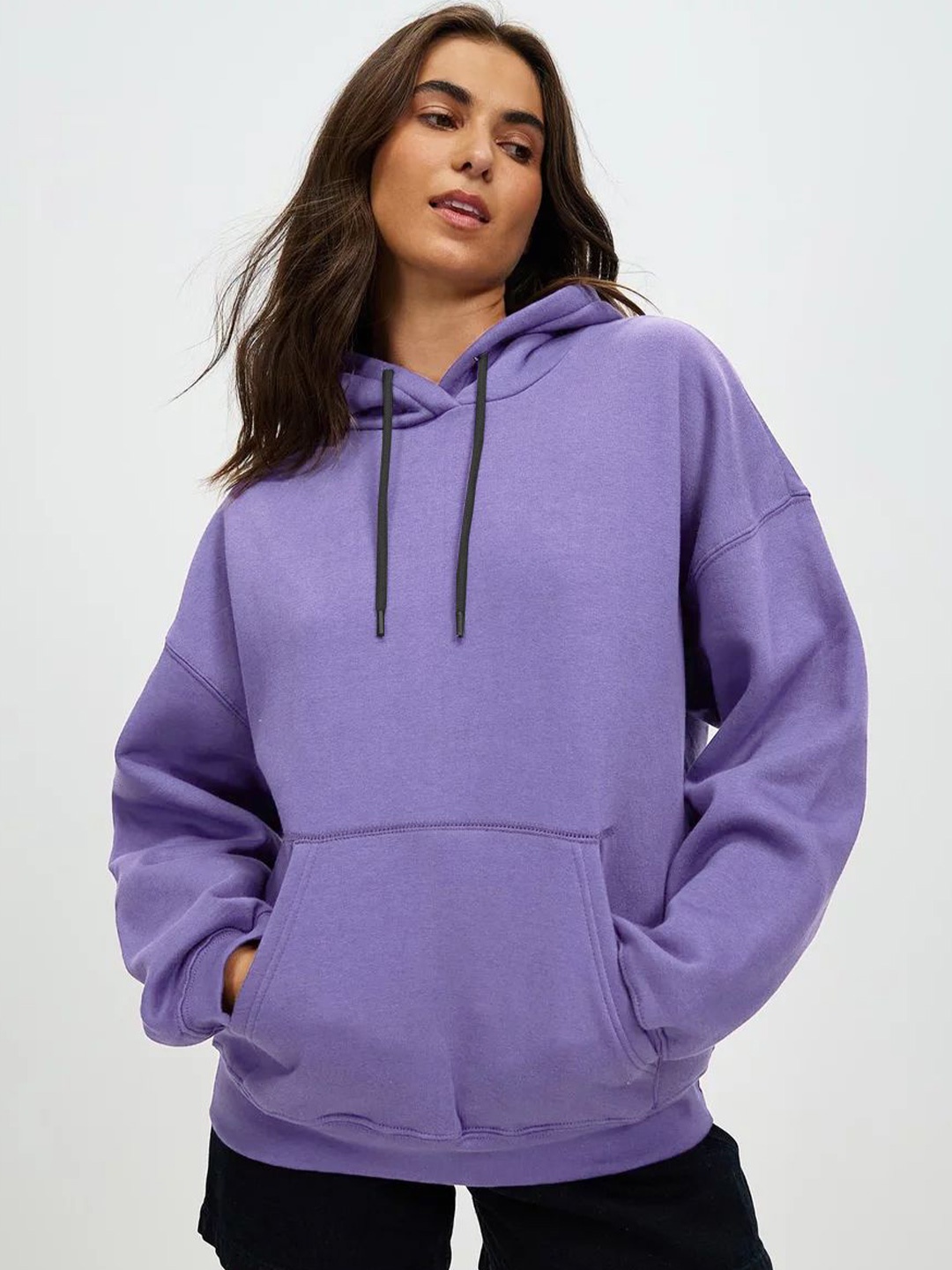 

Genzy Women Hooded Sweatshirt, Lavender