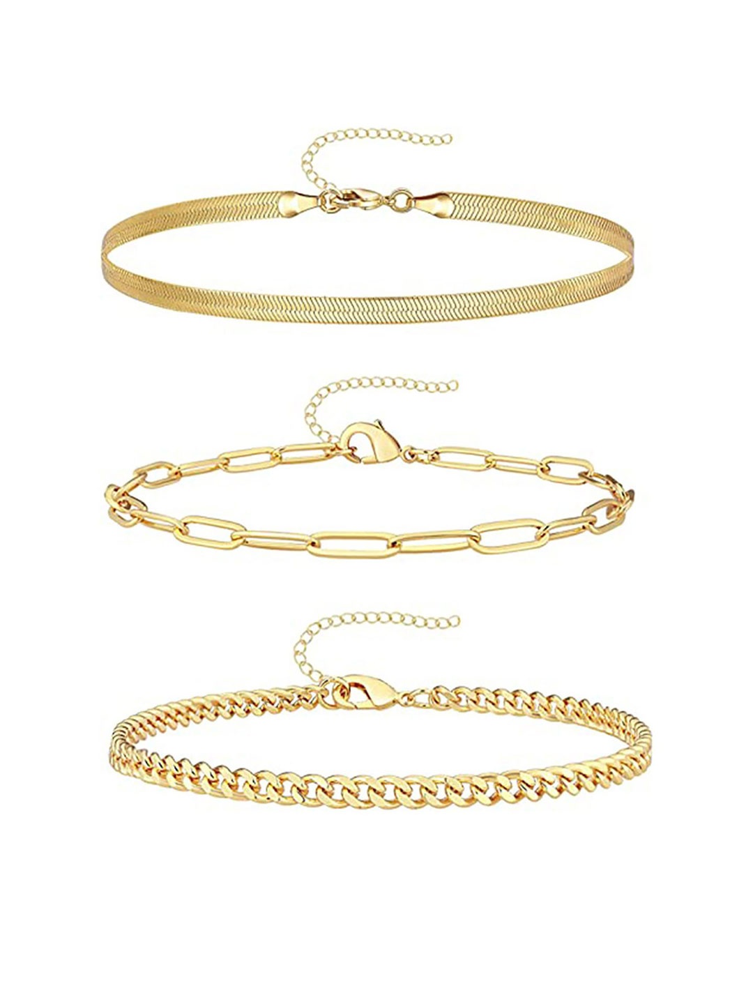 

StyleCast x Revolte Women Gold-Plated Link Bracelet