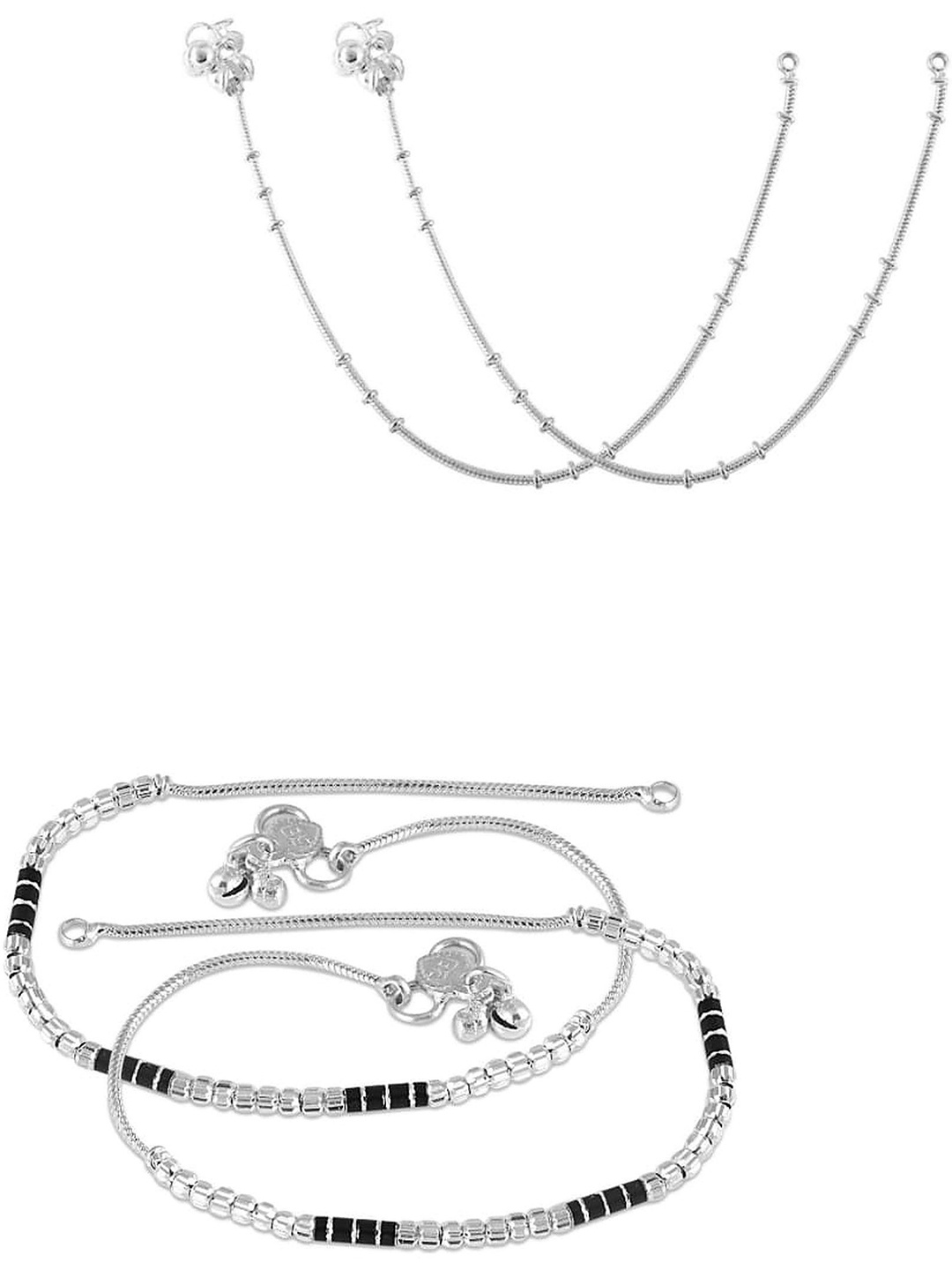 

Lila Silver-Plated Anklet