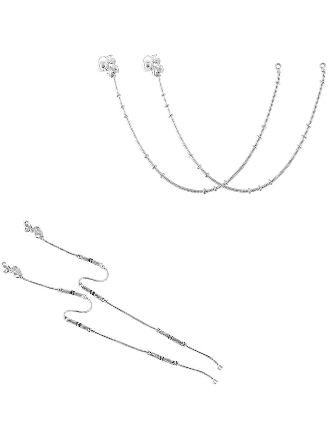 

Lila Silver-Plated Anklet