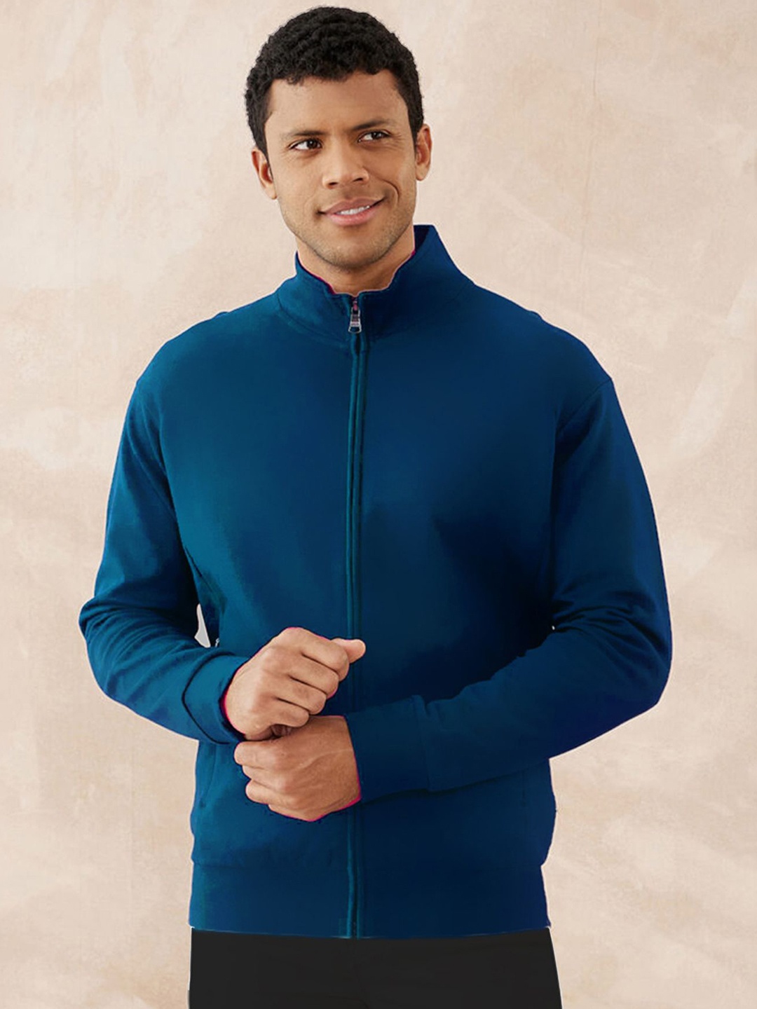 

AUSK Men Fleece Lightweight Fashion Jacket, Teal