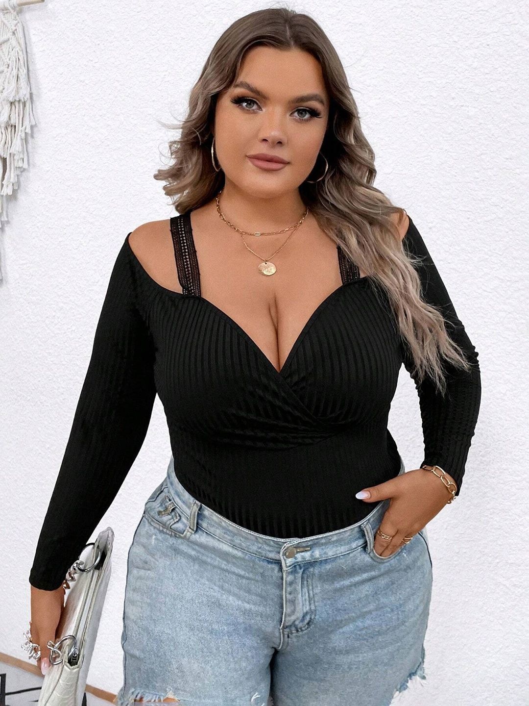 

JC Mode Bardot Top, Black