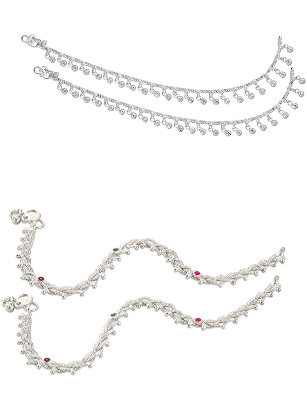 

Lila Silver-Plated Anklet