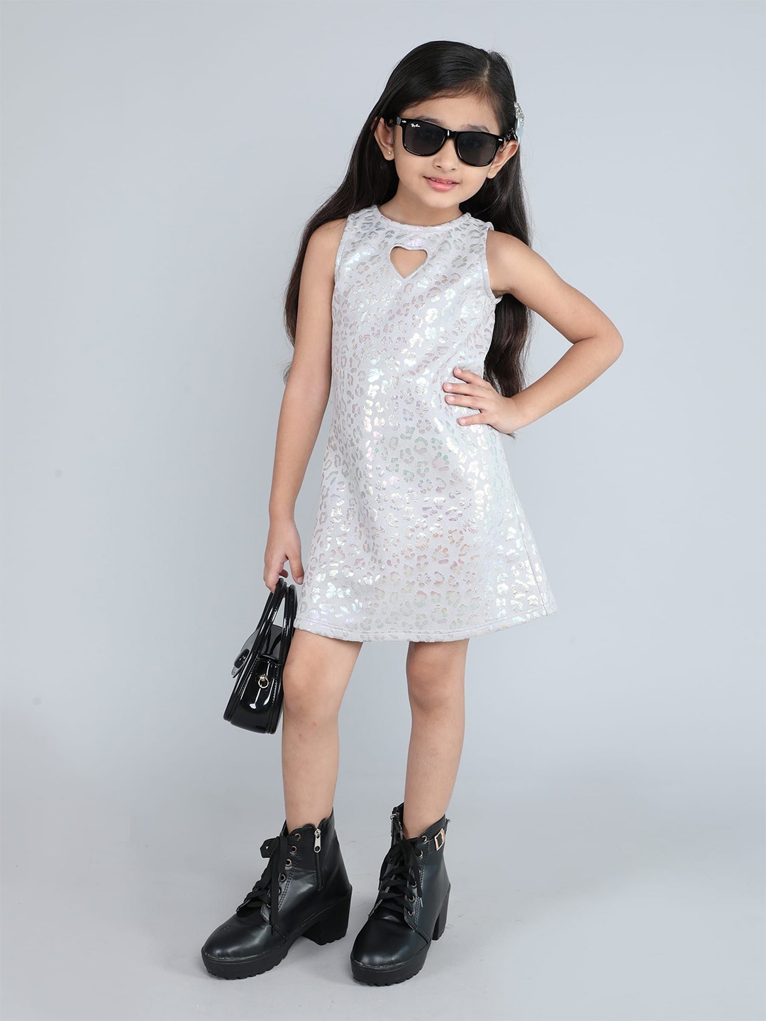 

taffykids A-Line Dress, Grey