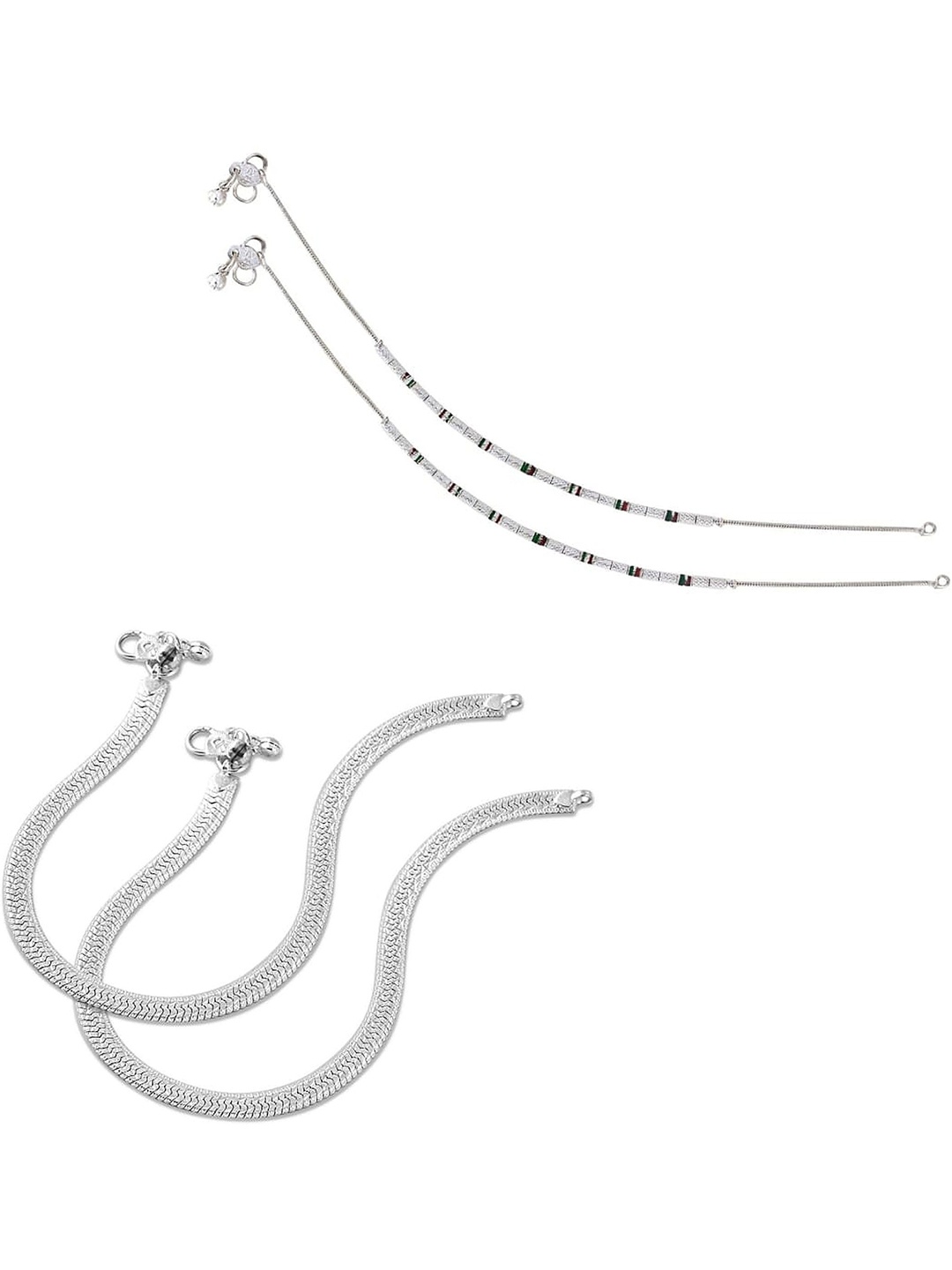 

Lila Silver-Plated Anklet