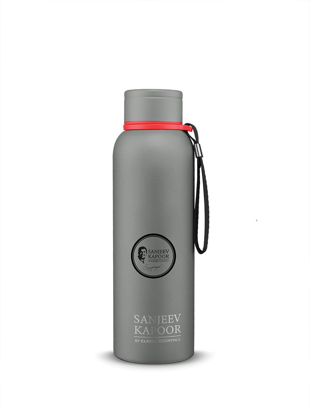 

Classic Essentials Stainless Steel Wave Double Wall Vacuum Insulated 700 ml Flask, Grey