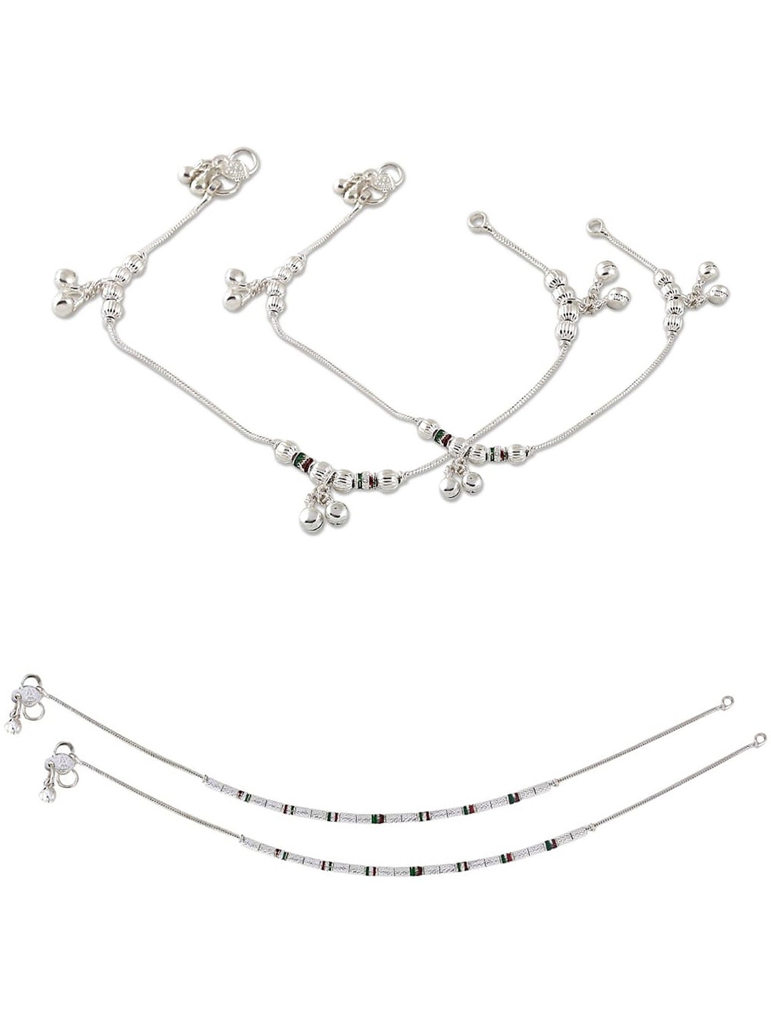 

Lila Silver-Plated Anklet