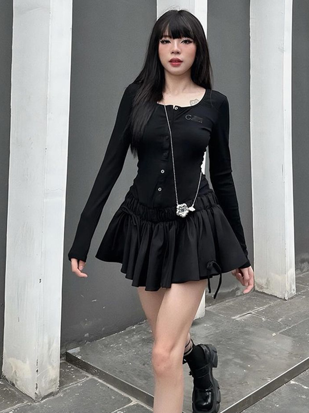 

LULU & SKY Dress, Black