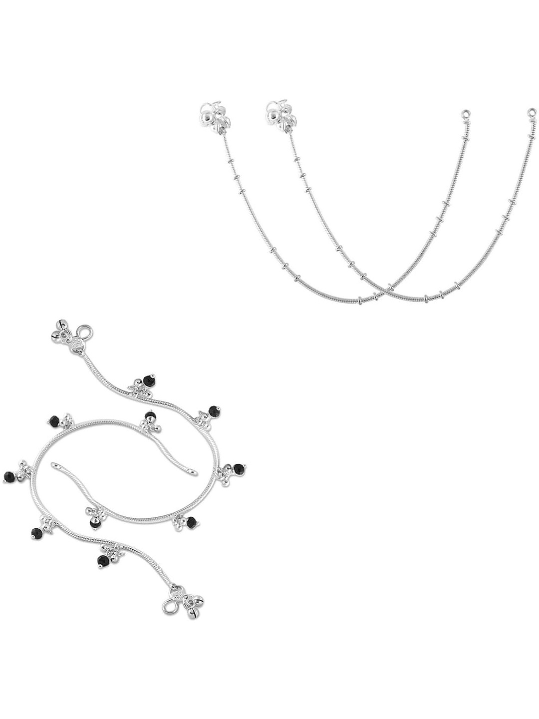 

Lila Silver-Plated Anklet