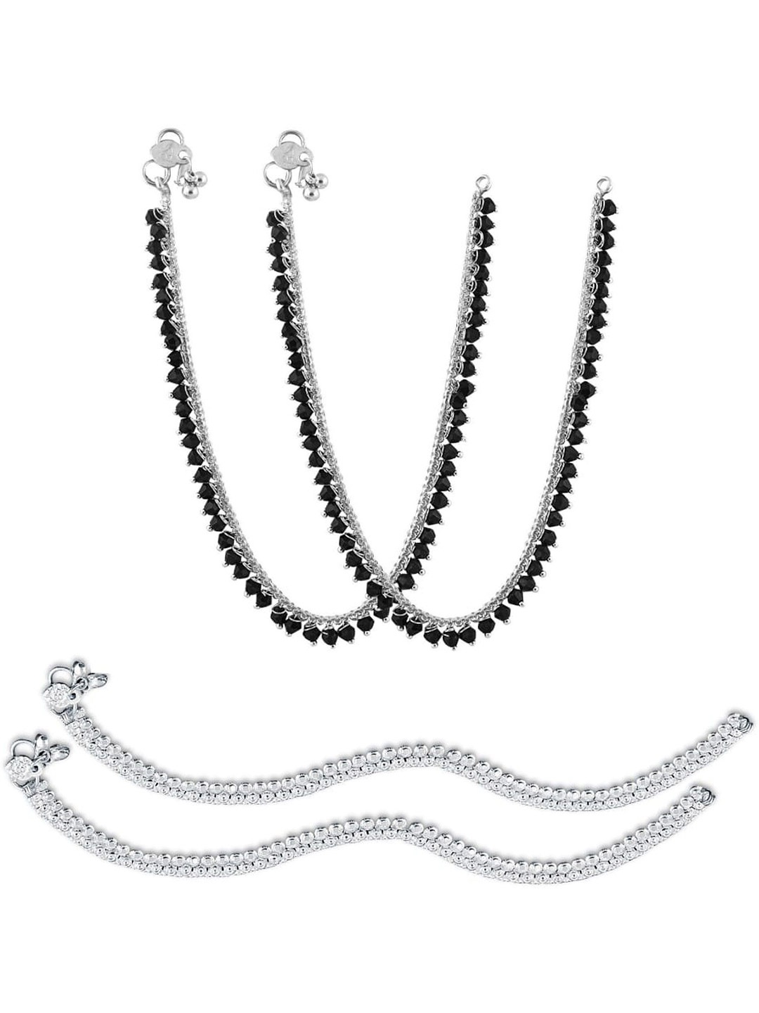 

Lila Silver-Plated Anklet