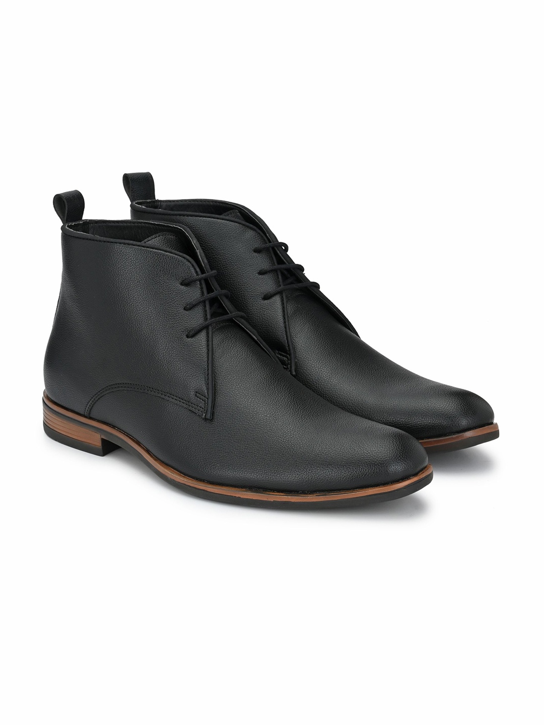 

The Roadster Lifestyle Co Men Casual Lace Up Boots, Black