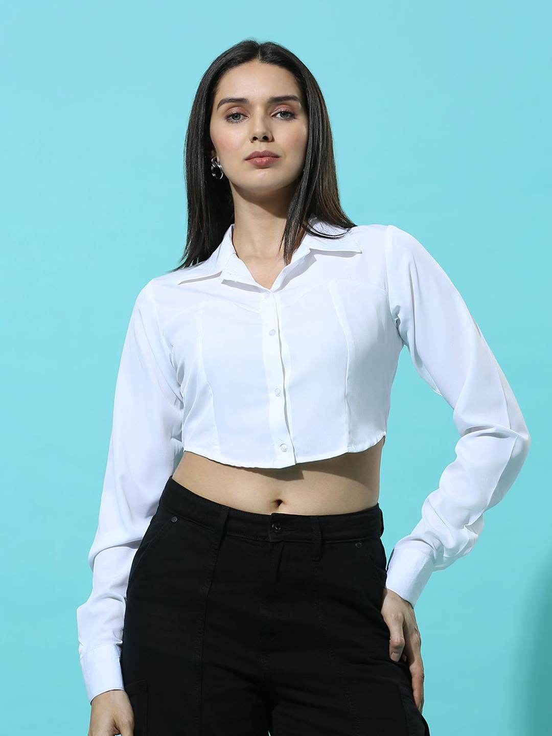 

HERE&NOW Crop Top, White