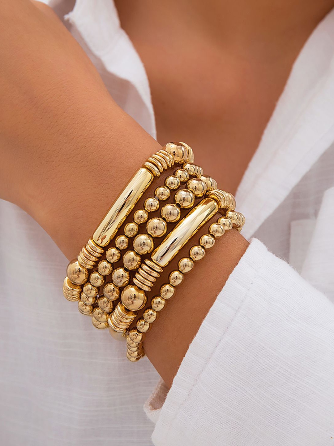 

StyleCast x Revolte Women Gold-Plated Bracelet