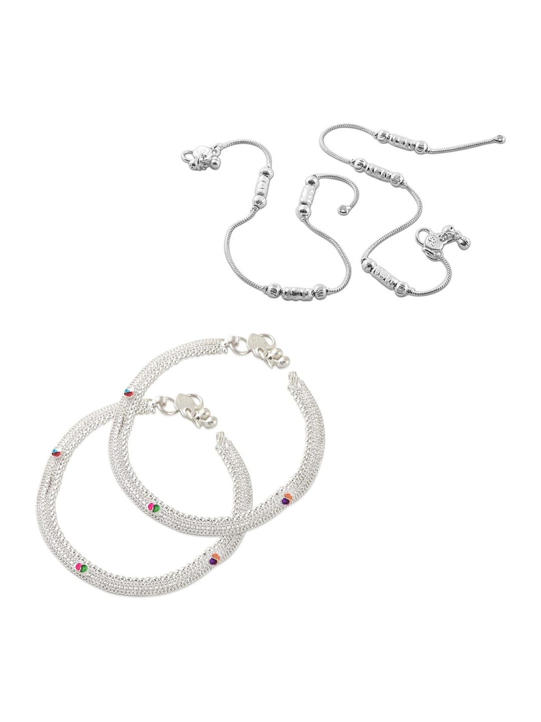 

Lila Silver-Plated Anklet