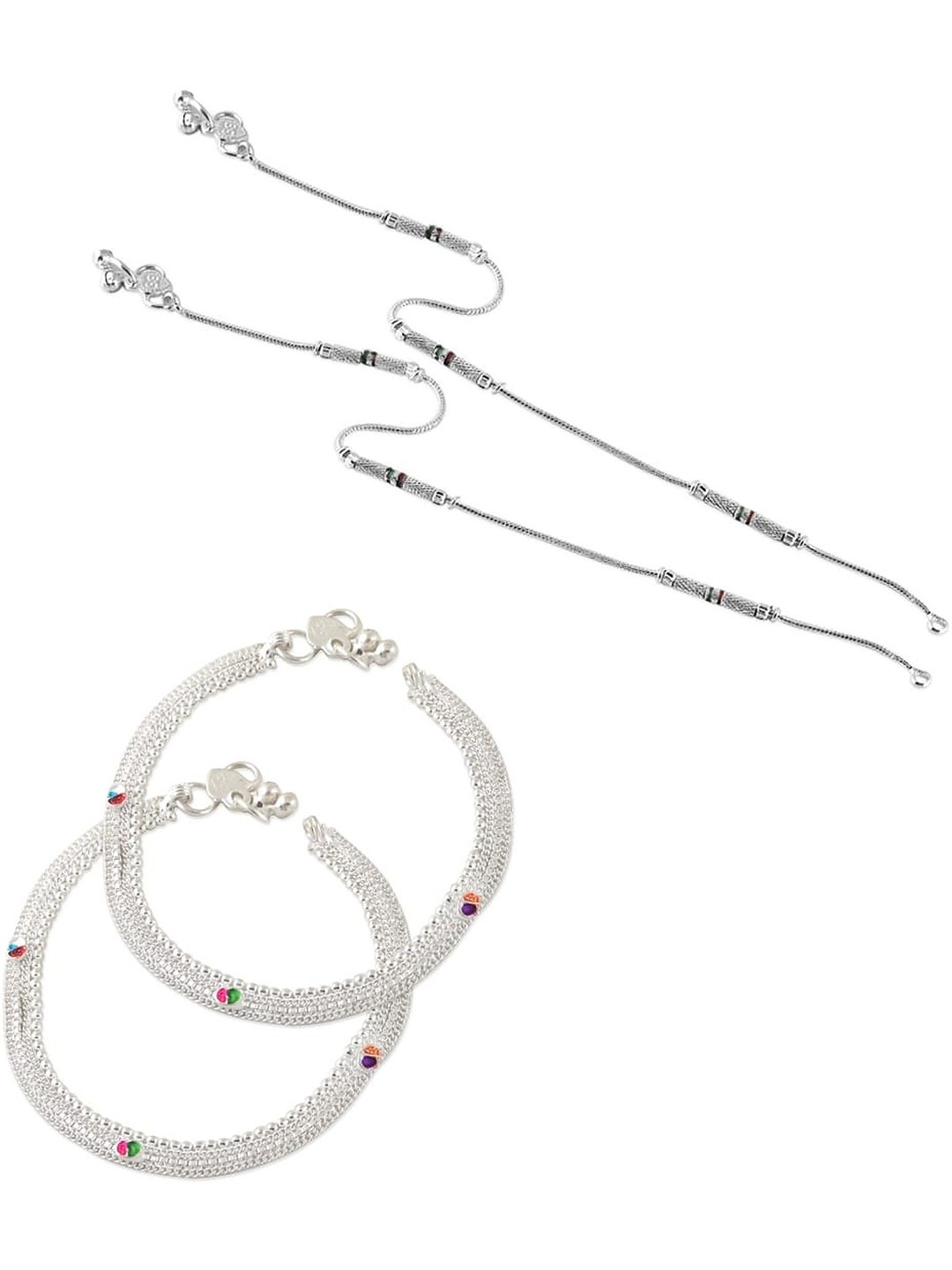 

Lila Silver-Plated Anklet