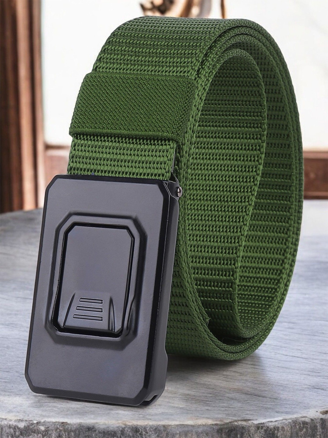 

glitchez Men Belt, Green