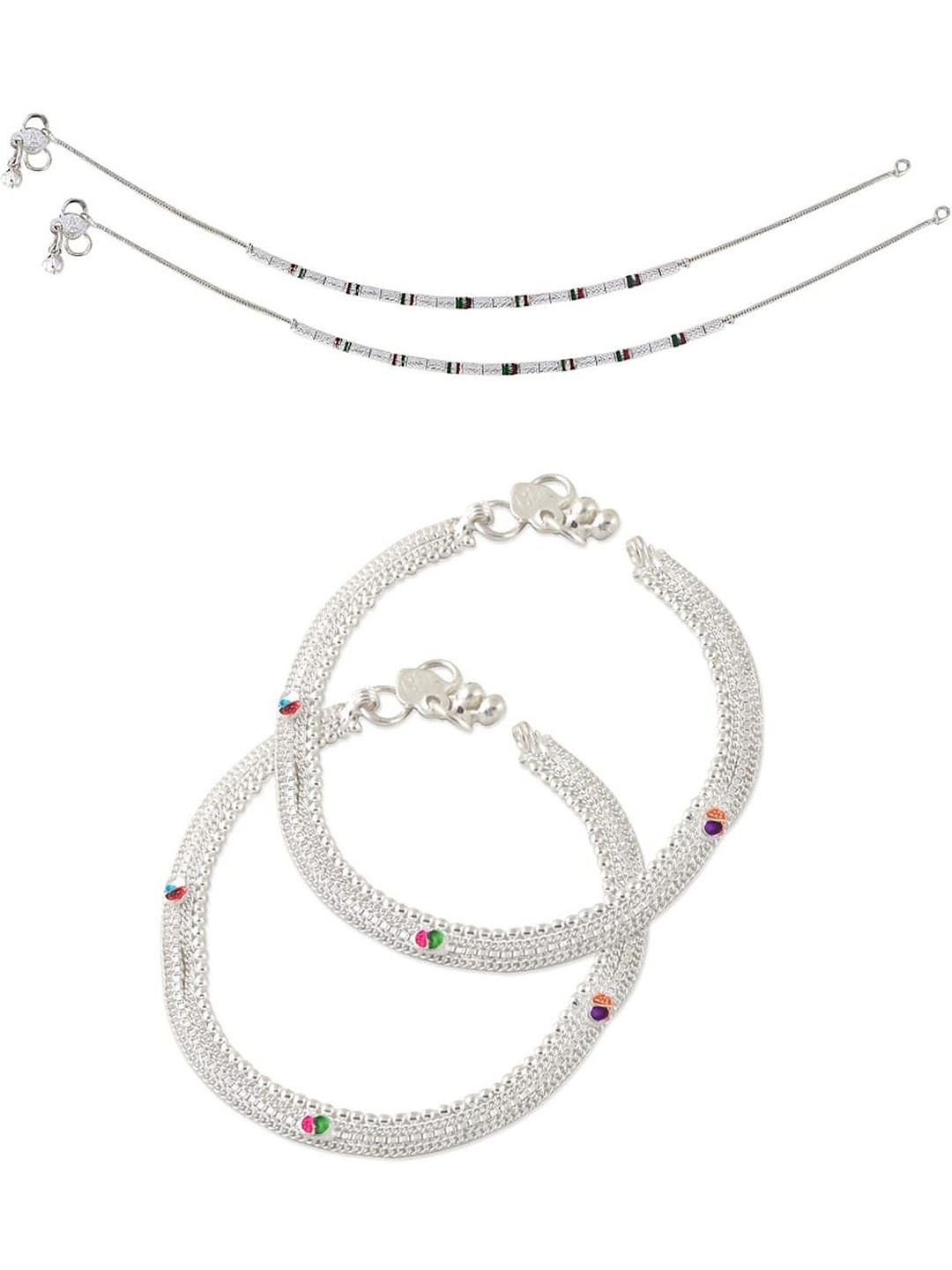 

Lila Silver-Plated Anklet