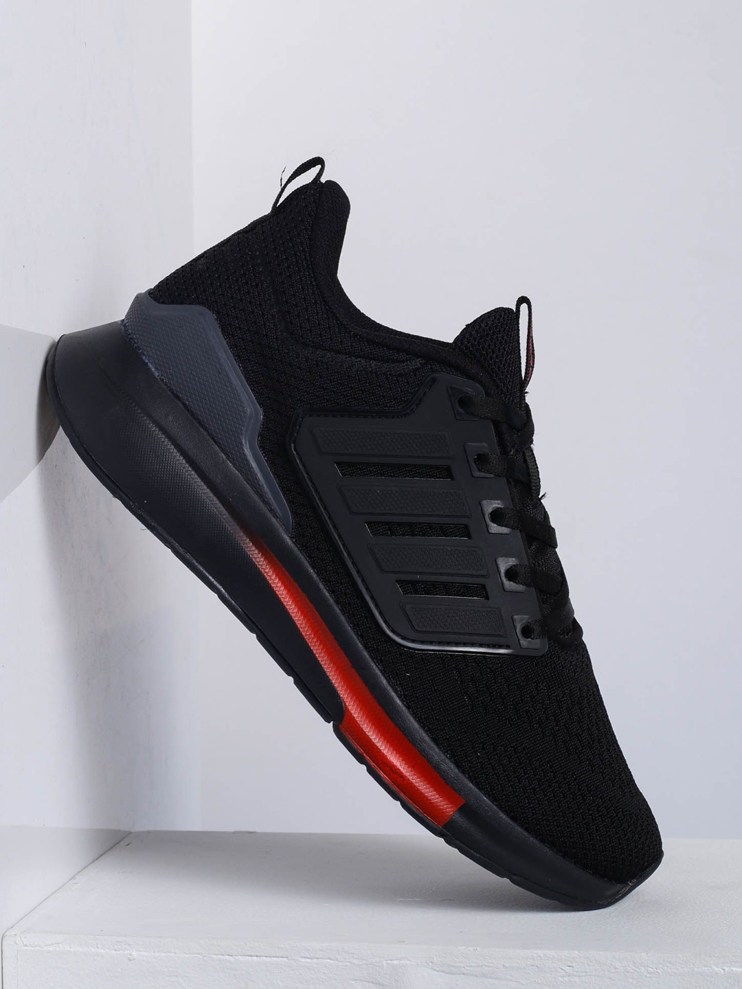 

ABROS Men Mesh Running Shoes, Black