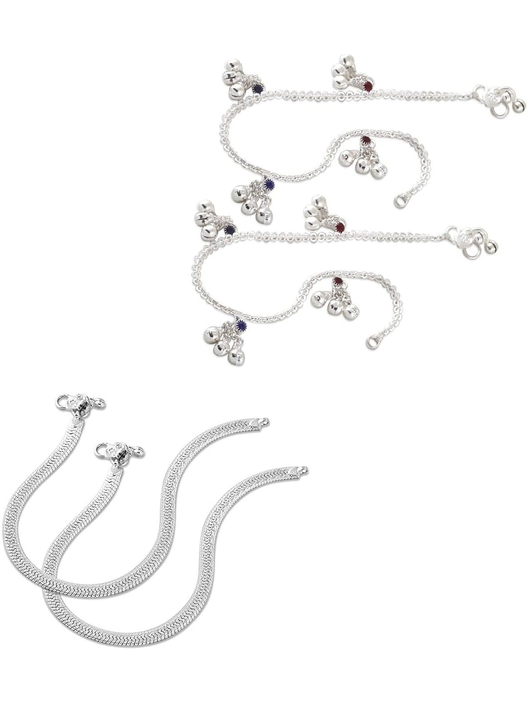 

Lila Silver-Plated Anklet