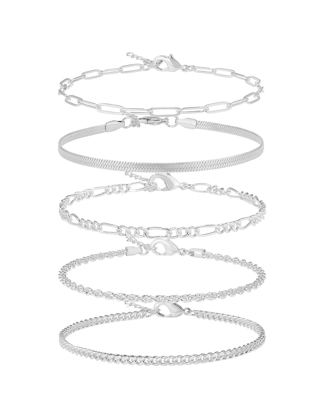 

StyleCast x Revolte Women 5 Handcrafted Silver-Plated Armlet Bracelet