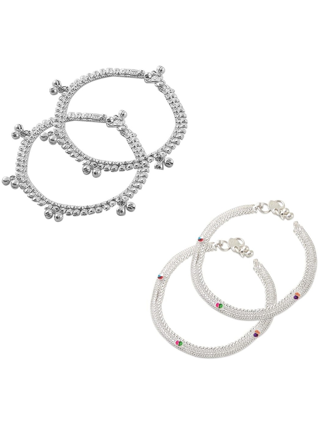 

Lila Silver-Plated Anklet