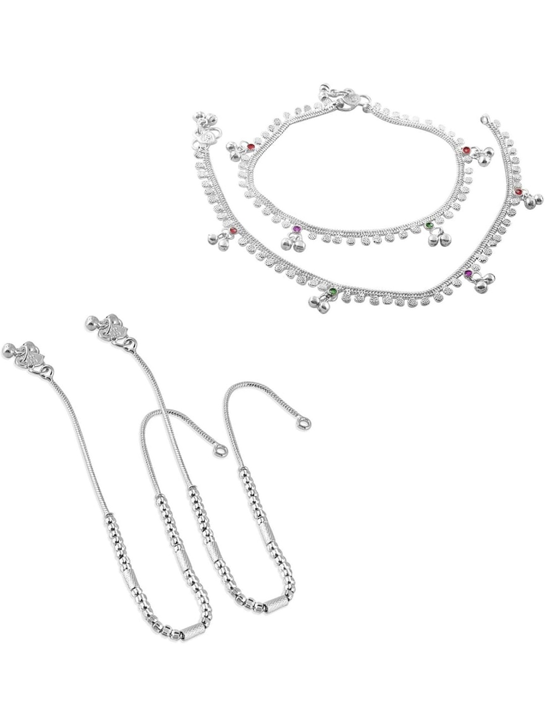 

Lila Silver-Plated Anklet