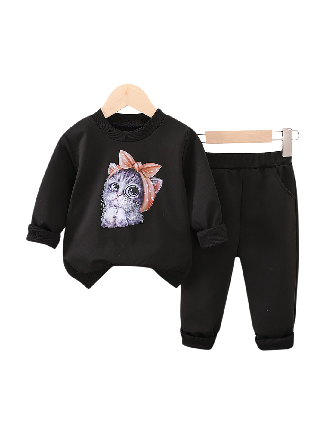 

StyleCast x Revolte Boys Printed T-shirt with Pyjama, Black