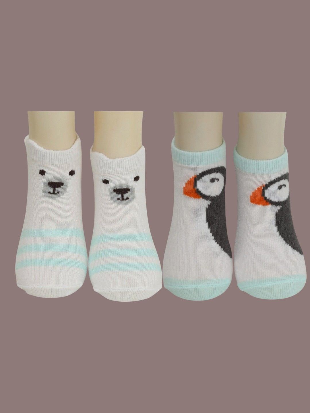 

Yellow Bee Infant Boys Pack Of 2 Above-Ankle Socks, White