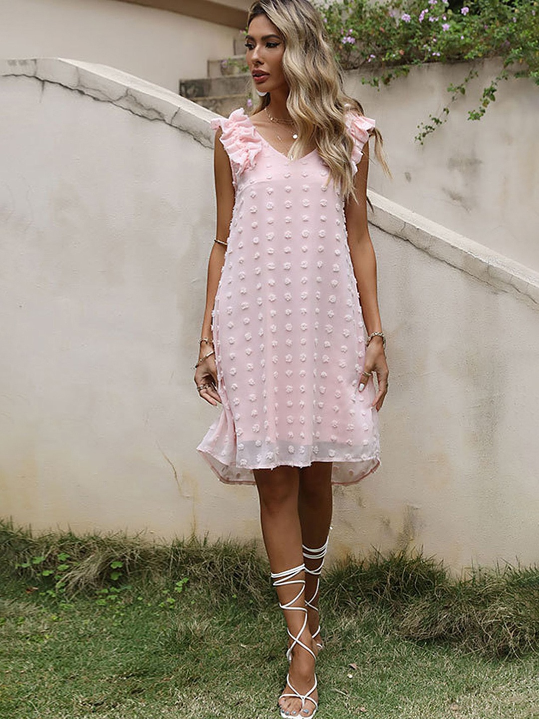 

LULU & SKY A-Line Dress, Pink