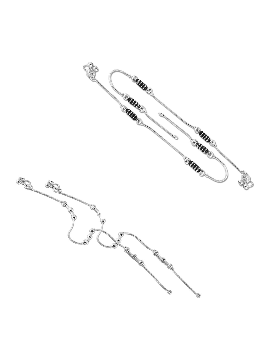

Lila Silver-Plated Anklet