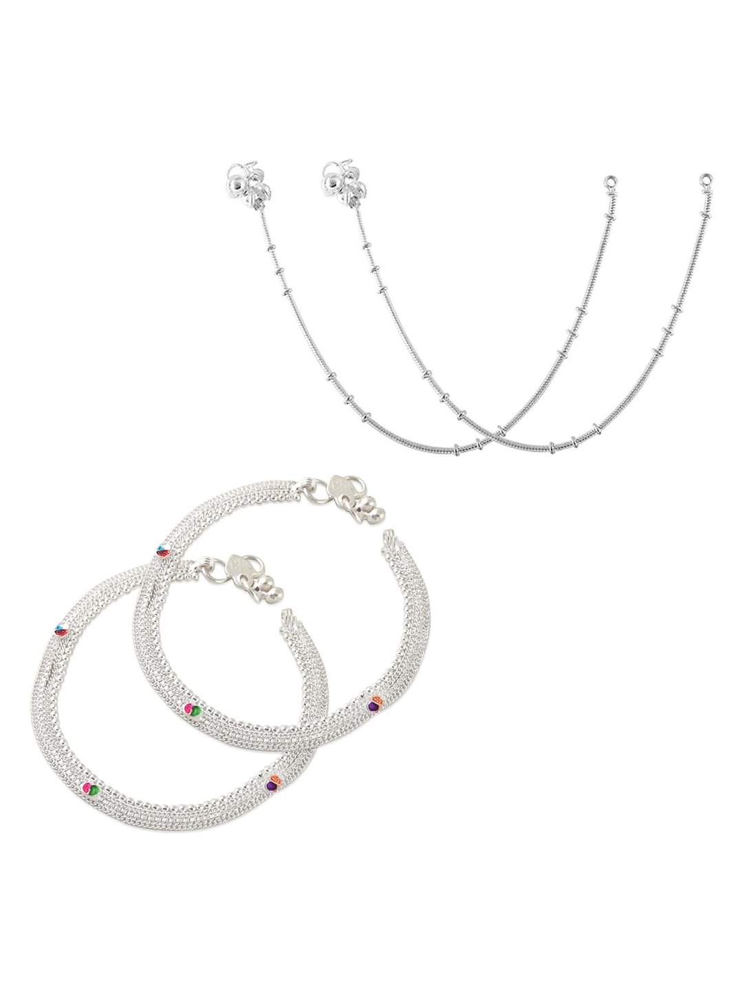 

Lila Silver-Plated Anklet