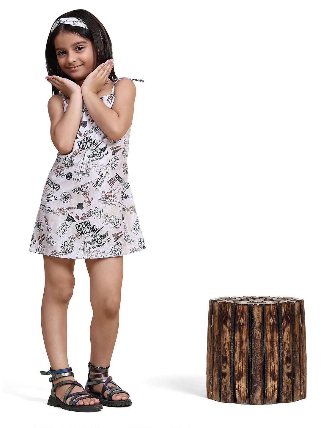 

Funny Bones Clothings Print A-Line Dress, Multi