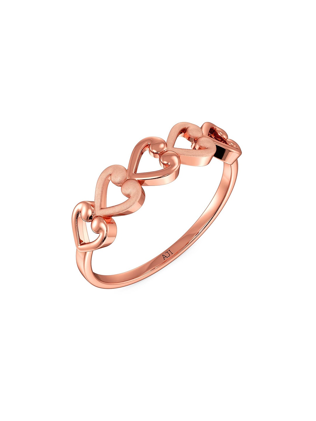 

Joyalukkas Women Ring Gold, Rose gold