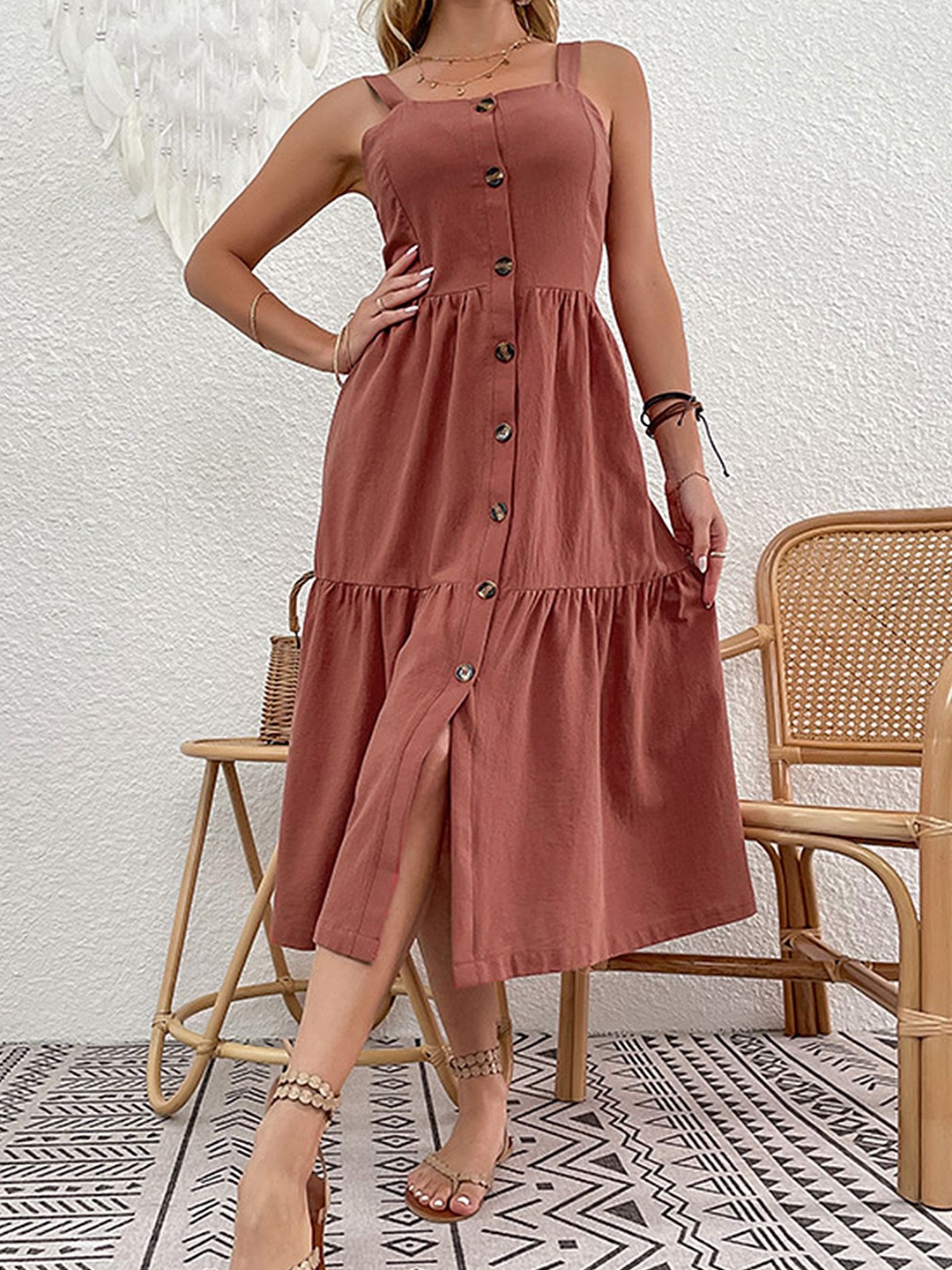 

LULU & SKY Dress, Burgundy