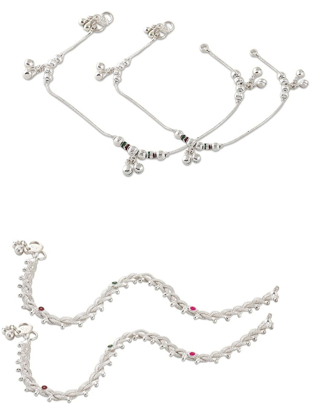 

Lila Silver-Plated Anklet
