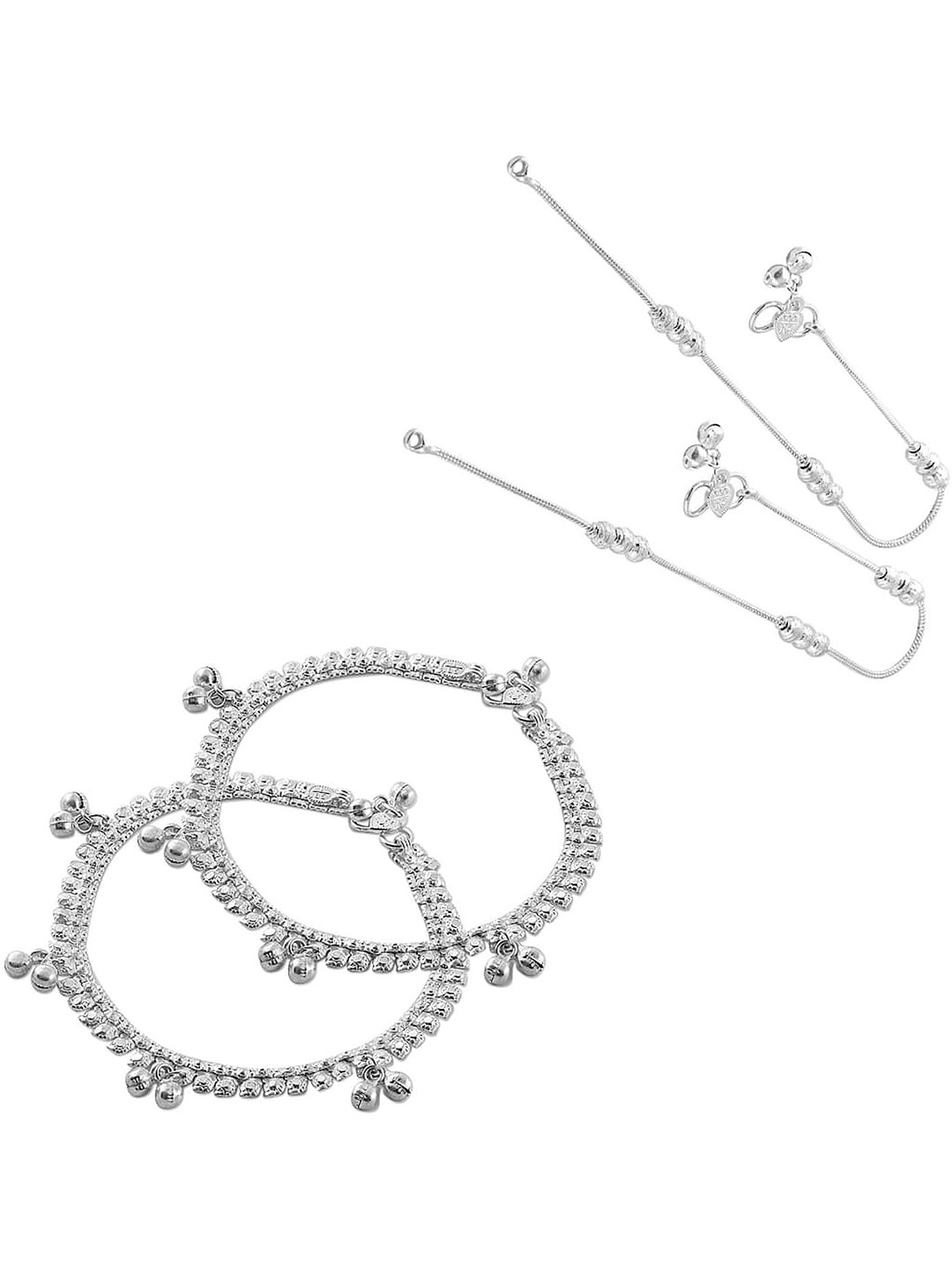 

Lila Silver-Plated Anklet
