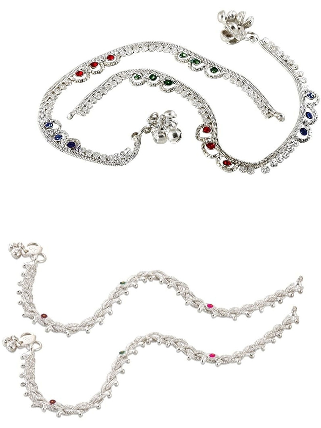 

Lila Silver-Plated Anklet