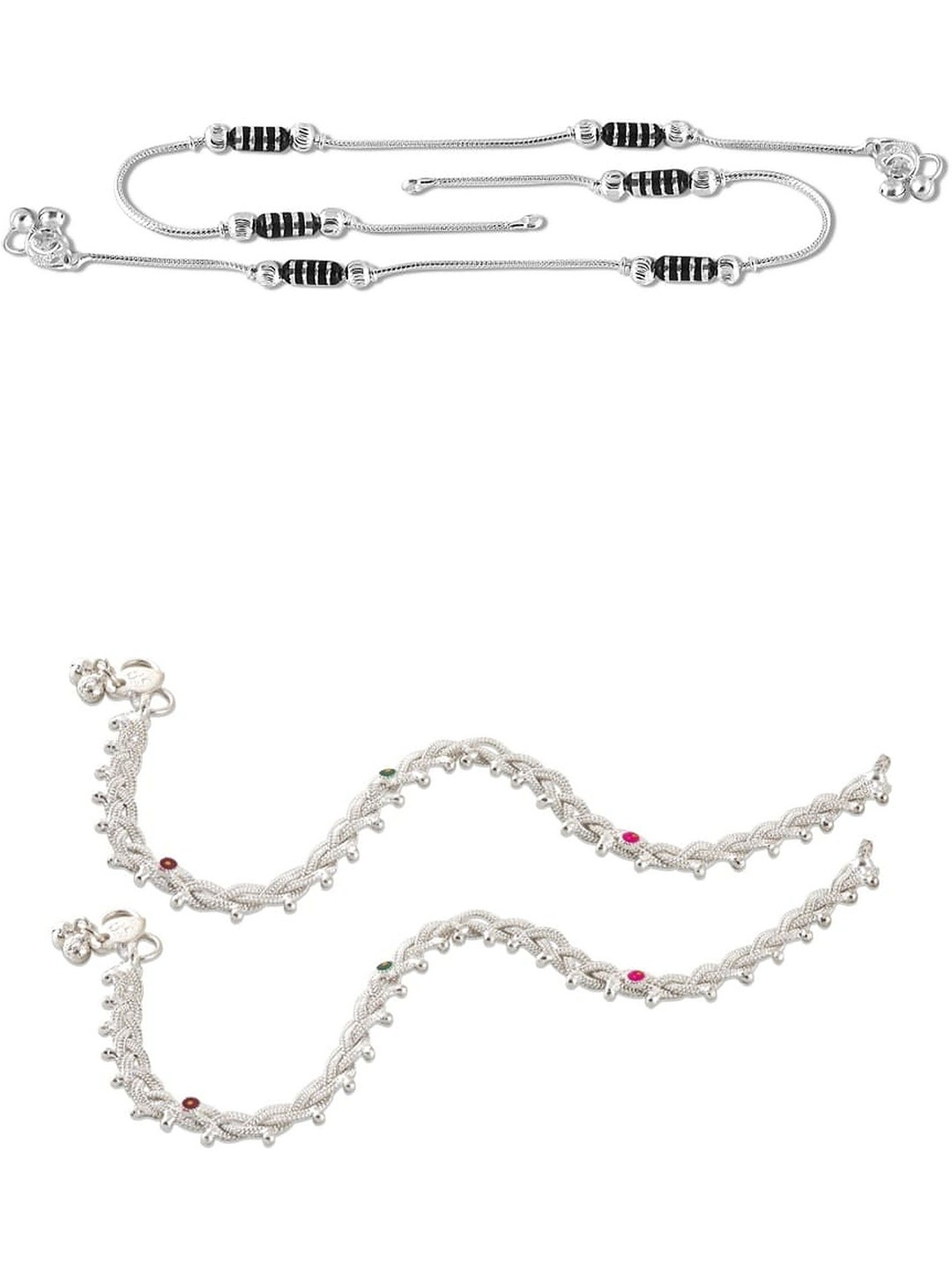 

Lila Silver-Plated Anklet