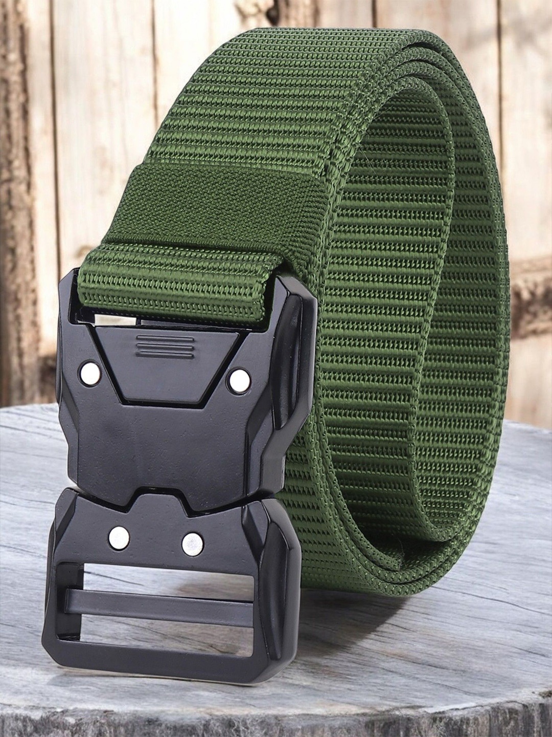 

glitchez Men Belt, Green