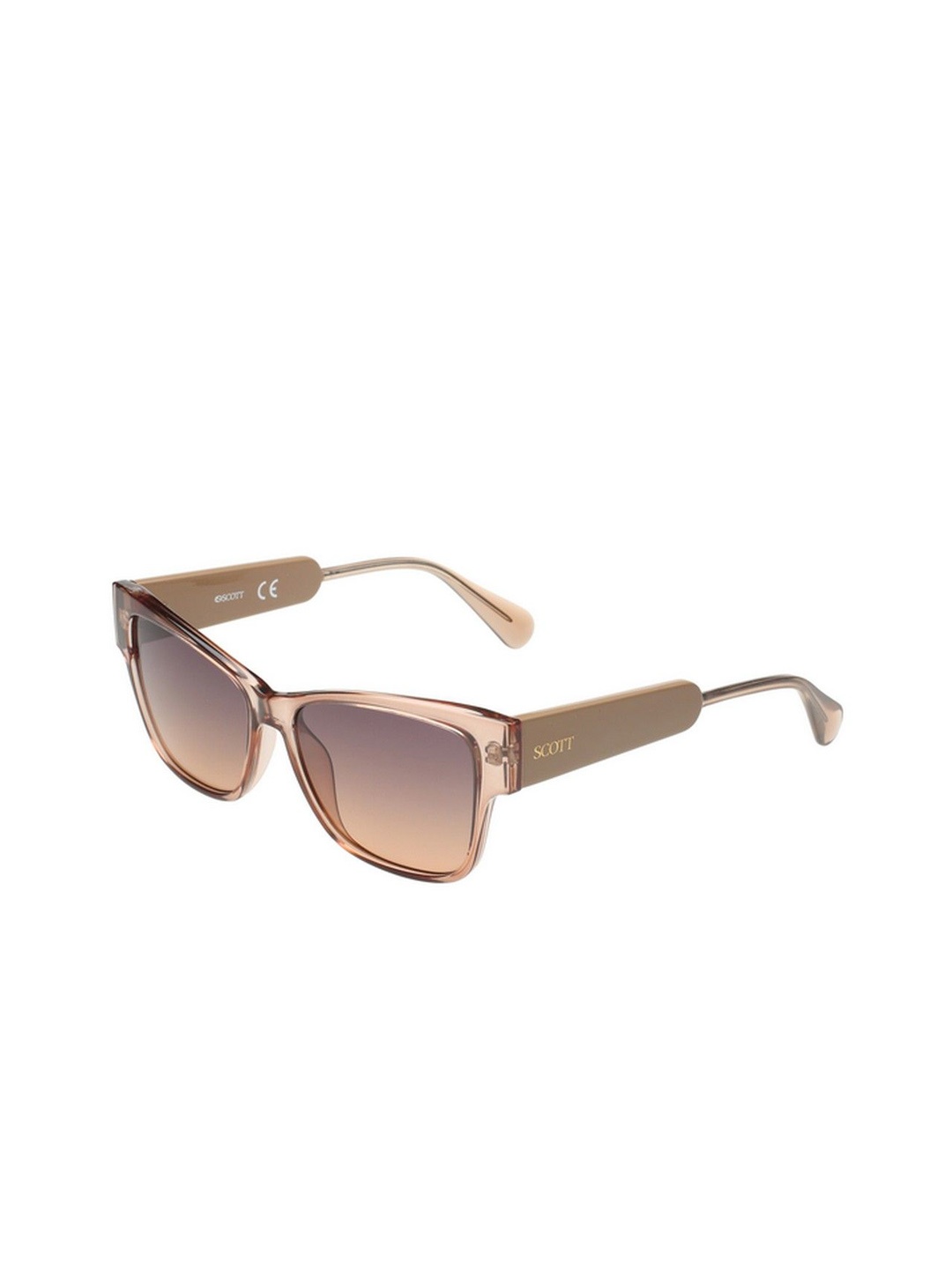 

SCOTT Women Square Sunglasses with UV Protected Lens, Brown