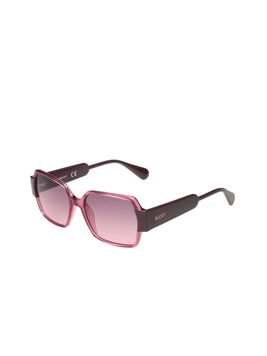 

SCOTT Women Square Sunglasses with UV Protected Lens 8903232277689, Pink
