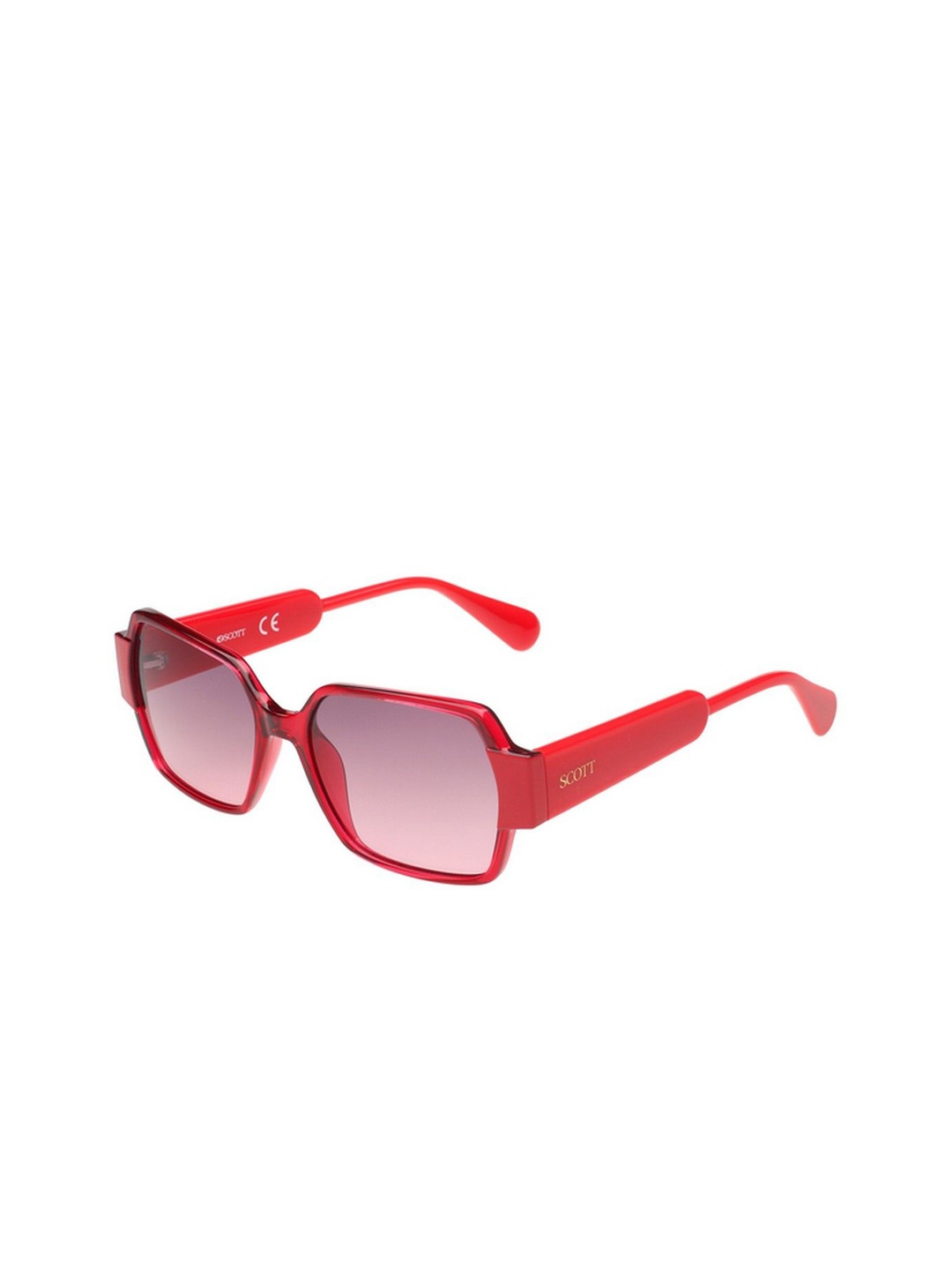 

SCOTT Women Square Sunglasses with UV Protected Lens 8903232277672, Pink