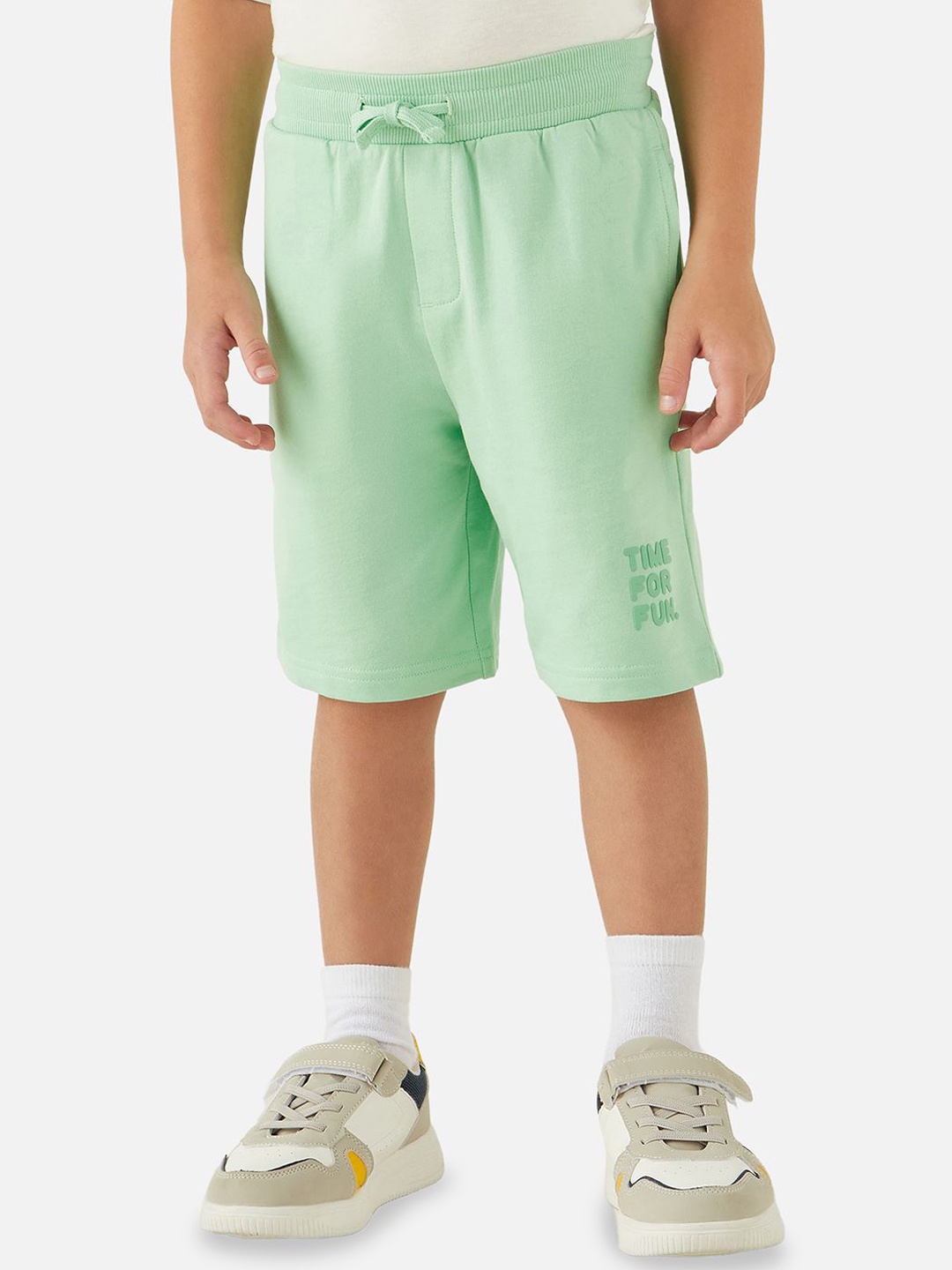

Juniors by Babyshop Boys Mid-Rise Regular Fit Shorts, Green