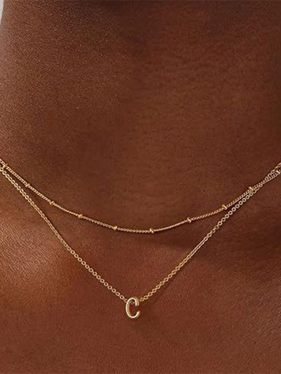 

StyleCast x Revolte Gold-Plated Layered Minimal Chain