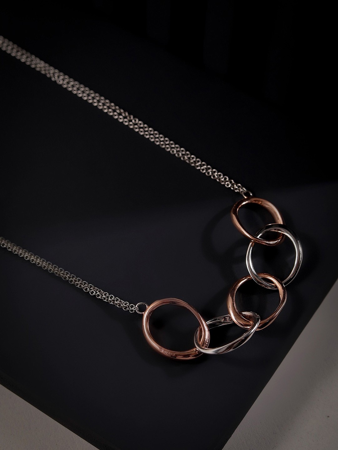 

DIAVO Rose Gold Plated 925 Sterling Silver Necklace