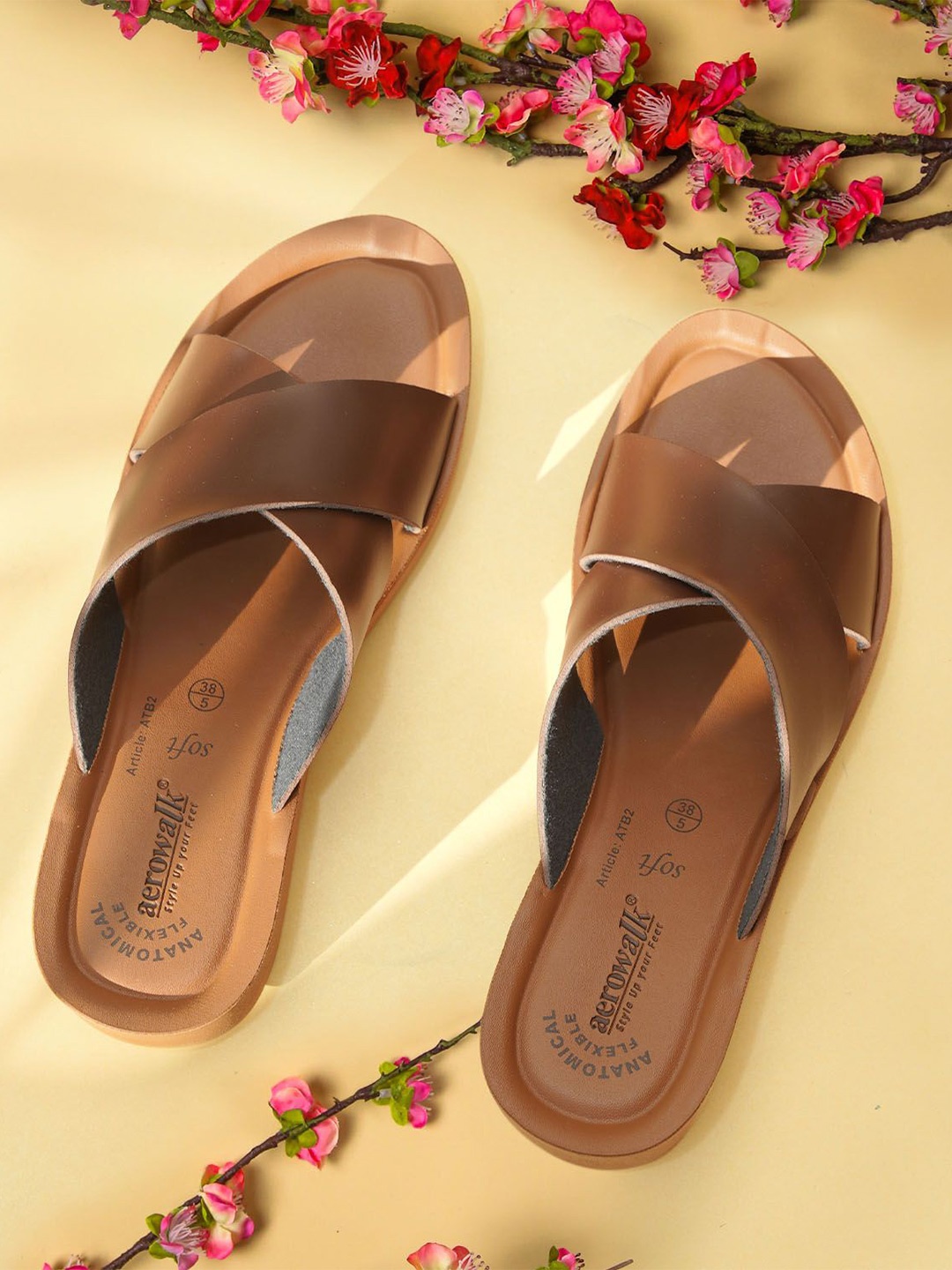 

Aerowalk Women Wedge Heels Sandals, Brown