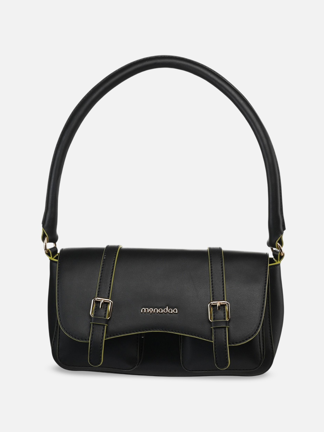 

Monadaa Structured Sling Bag, Black