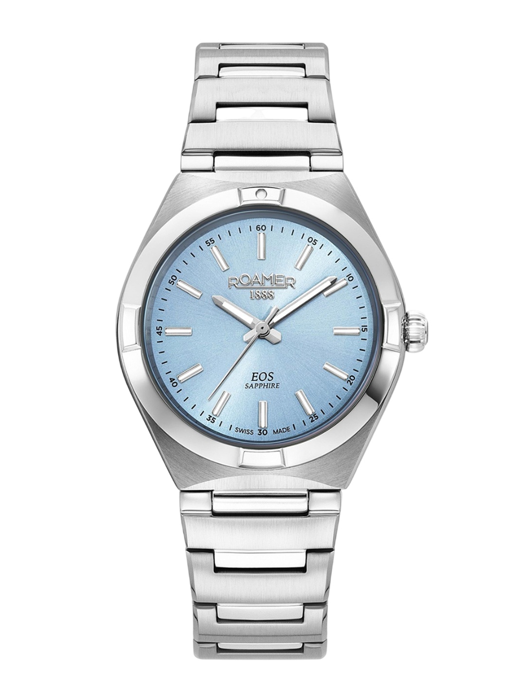 

ROAMER Women EOS Classic Brass Dial & Bracelet Style Analogue Watch 982847 41 05 20, Blue