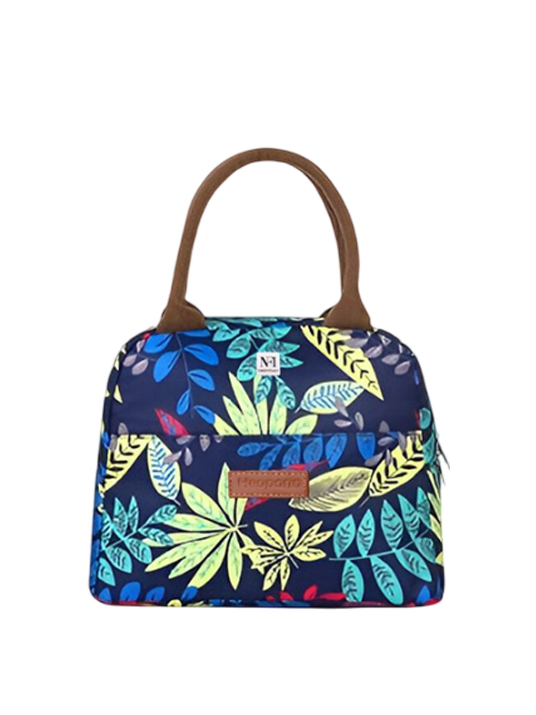 

NFI essentials Unisex Tropical Print Insulated Lunch bags Travel Accessory, Blue