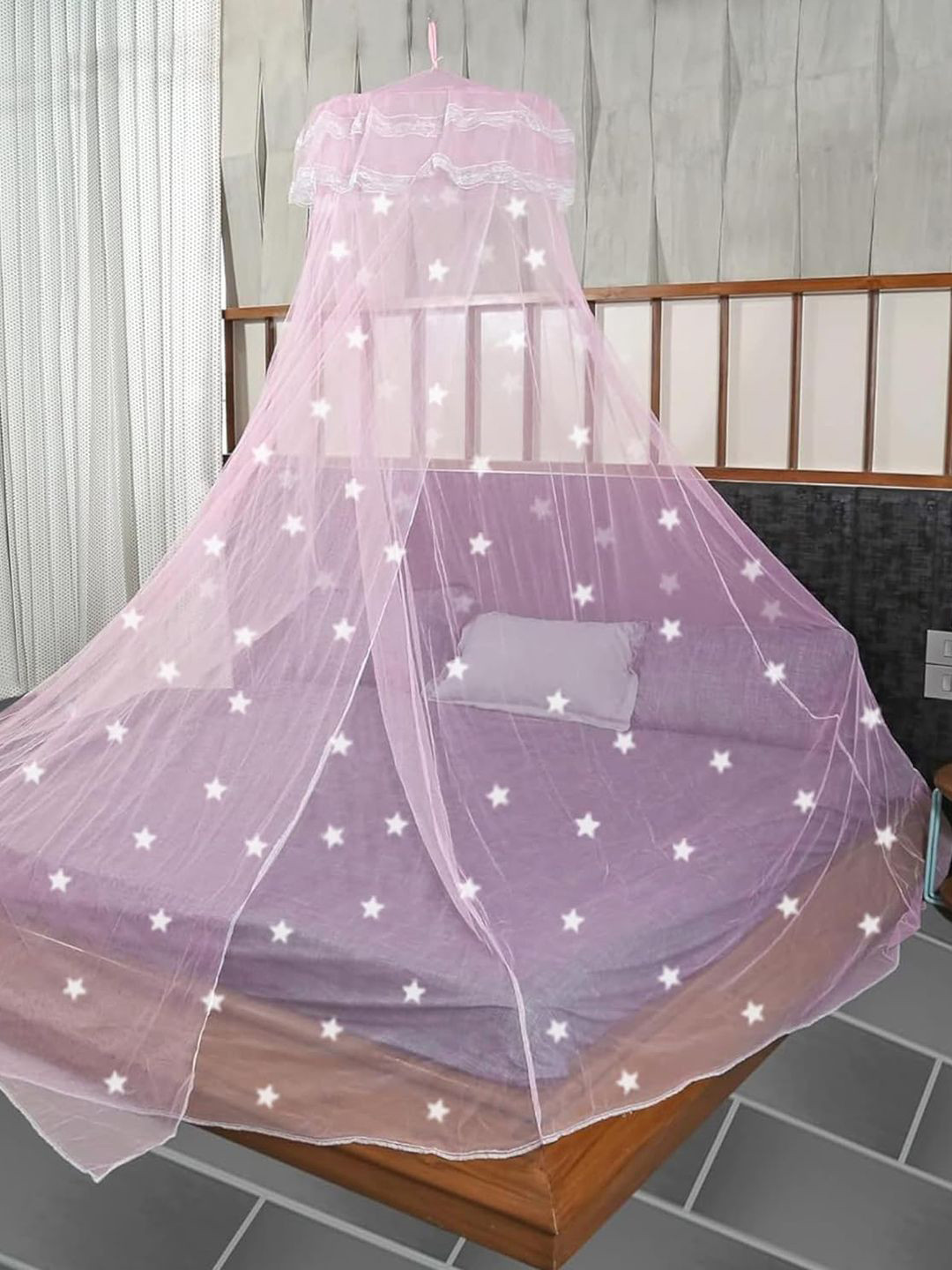 

Classic Mosquito Net Pink Super King Size Hanging Mosquito Net